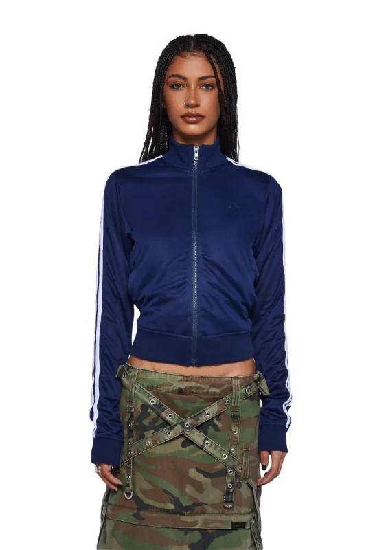 Orion Zip-Up Track Jacket sold by Dolls Kill