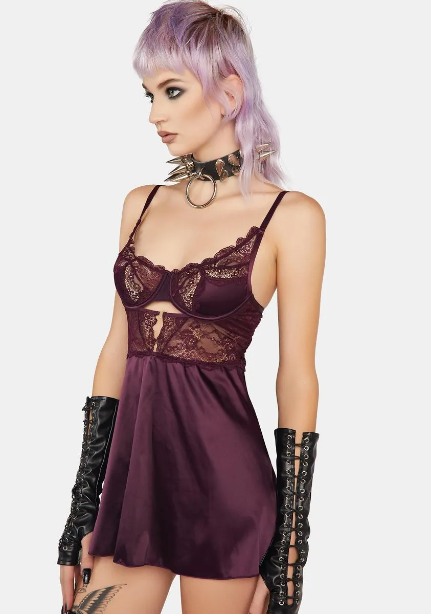 Donna Satin Lace Chemise sold by Dolls Kill product image thumbnail 2