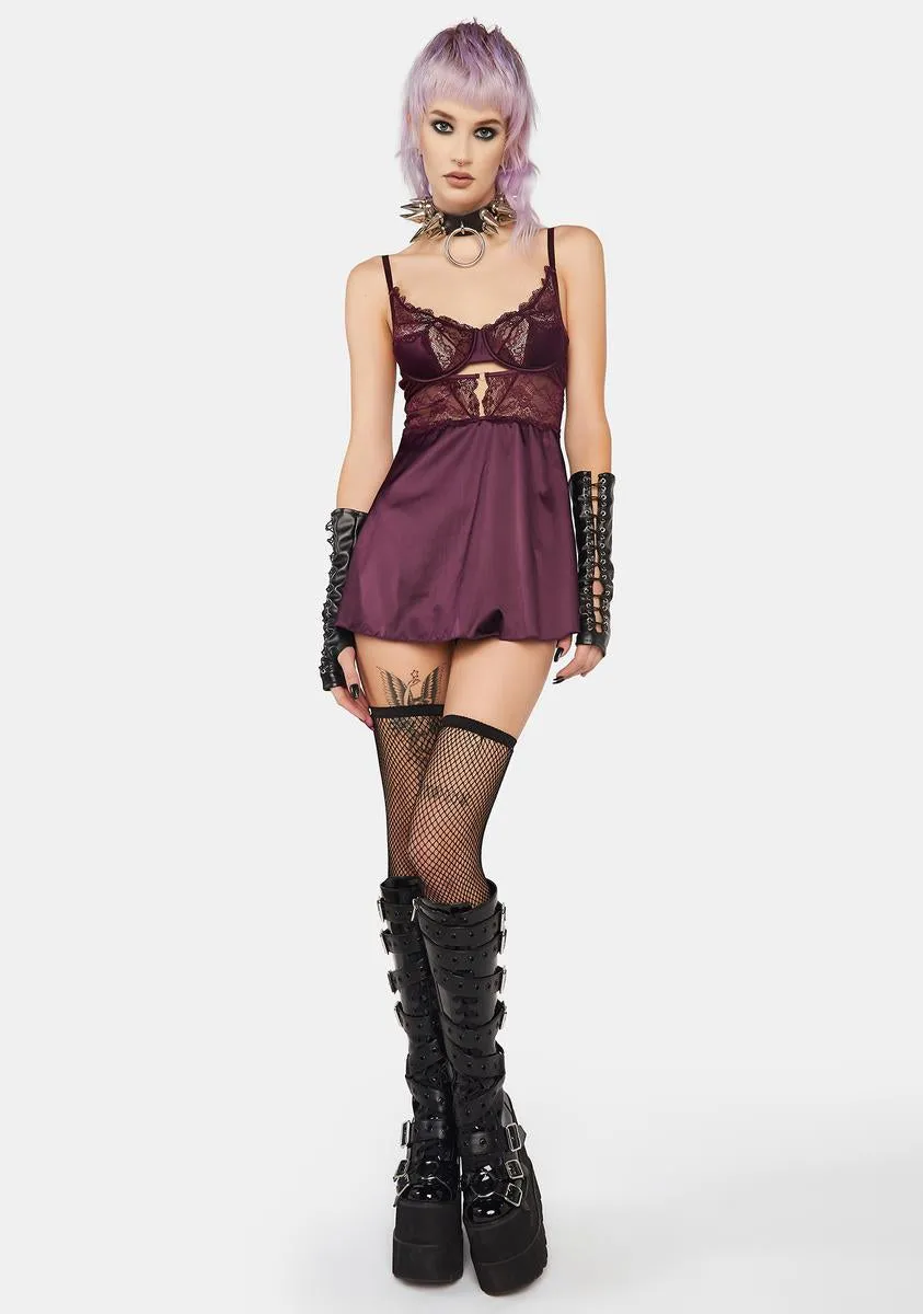 Donna Satin Lace Chemise sold by Dolls Kill product image thumbnail 3