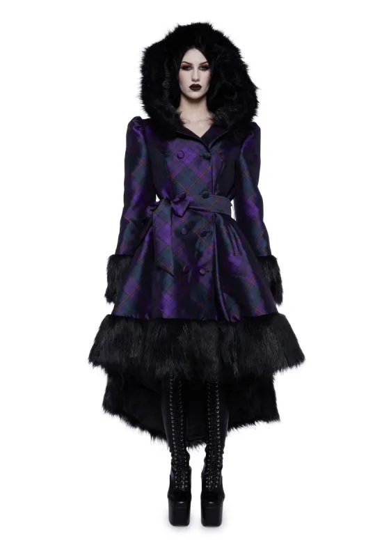 Eternal Elegance Faux Fur Coat sold by Dolls Kill