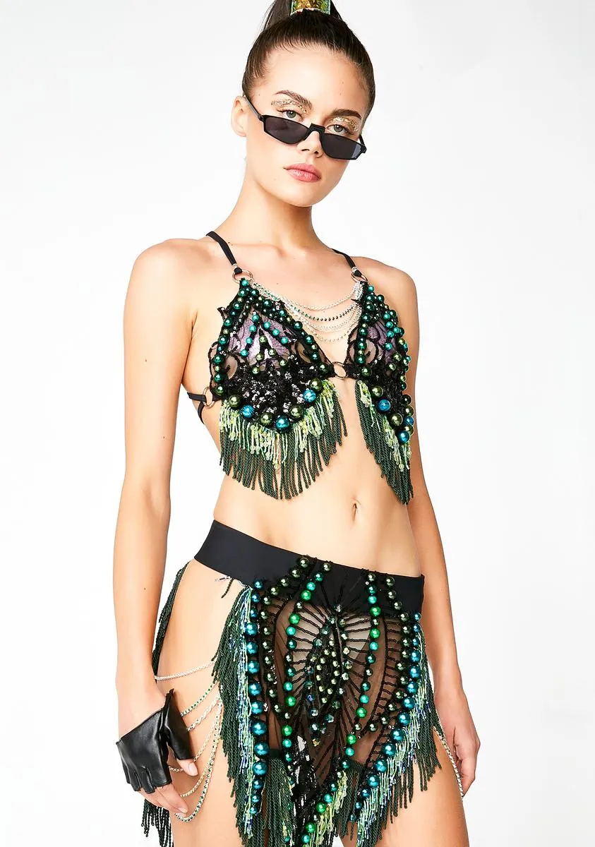 Ivy Beaded Bralette sold by Dolls Kill product image thumbnail 2