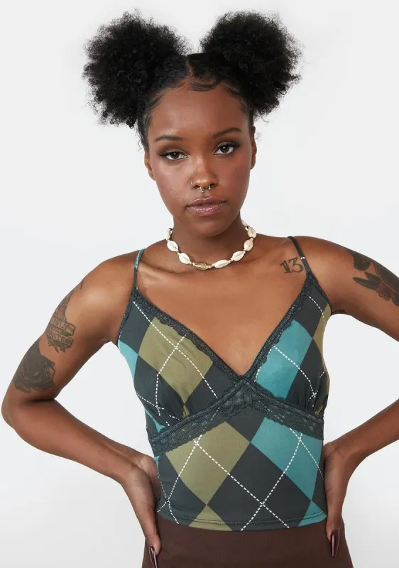 Sage Your Best Choice Crop Tank sold by Dolls Kill