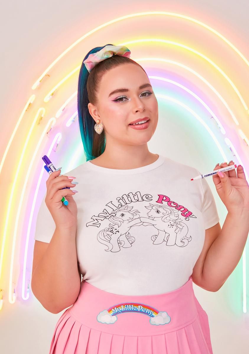 Plus Pure Imagination Color-In Graphic Tee sold by Dolls Kill product image thumbnail 2