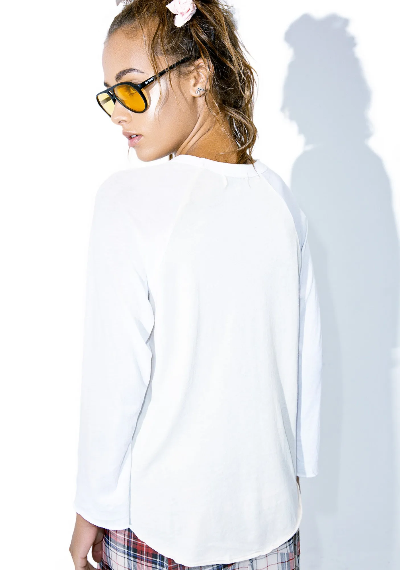 No Thanks Rebel Raglan sold by Dolls Kill