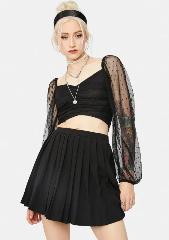 See You In Court Pleated Skirt sold by Dolls Kill