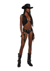 Wild Belle 3-Piece Accessories Set - Black sold by Dolls Kill
