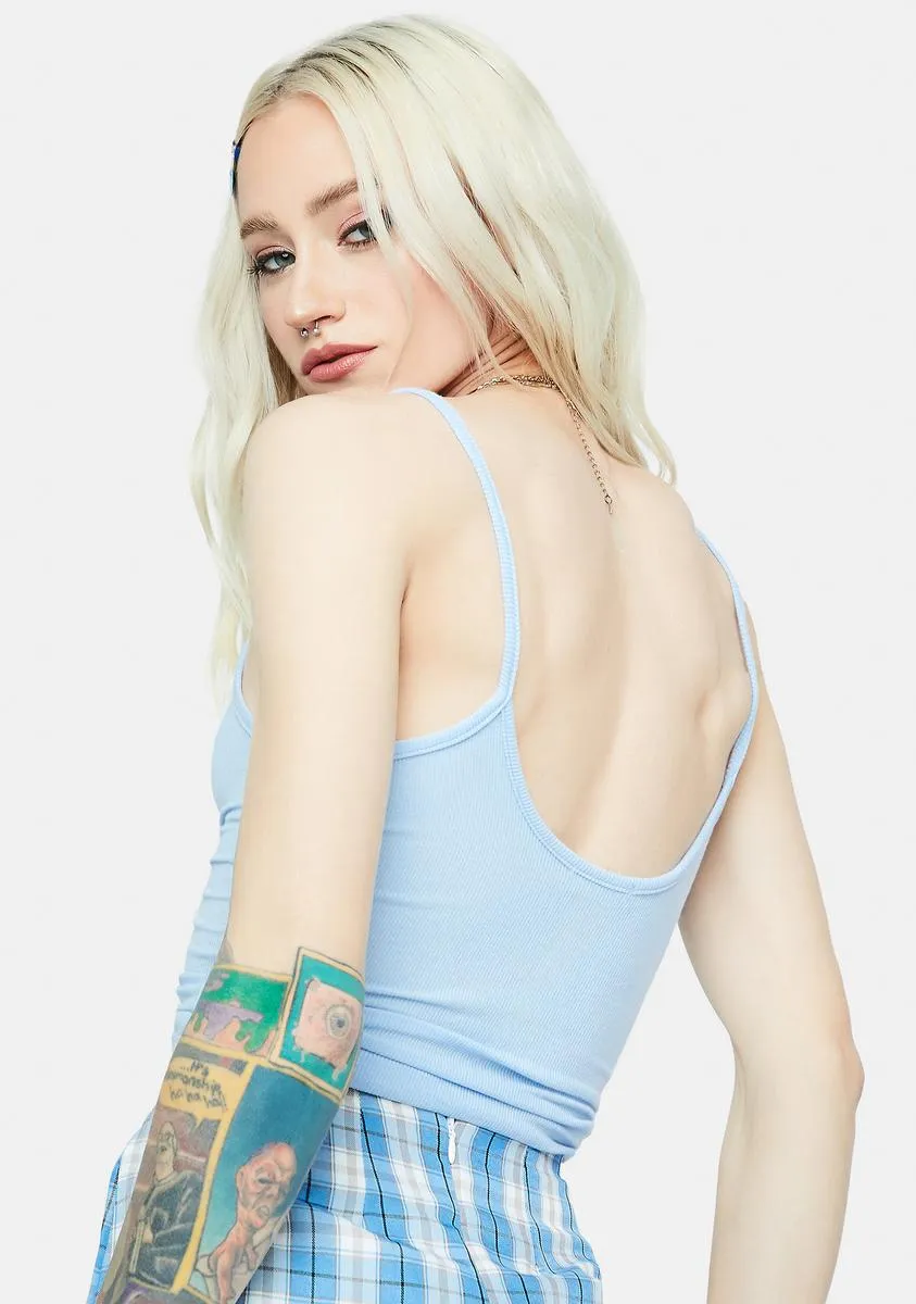 Let's Go Again Crop Tank Top sold by Dolls Kill product image thumbnail 4