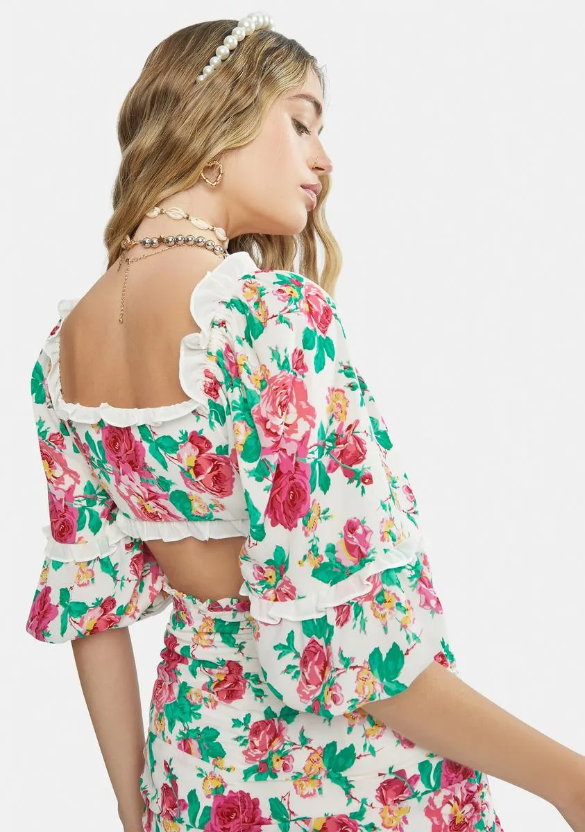 Ivory Becca Crop Top sold by Dolls Kill product image thumbnail 4