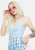 Let's Go Again Crop Tank Top sold by Dolls Kill