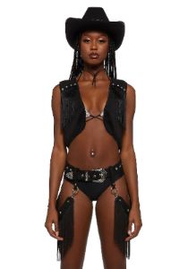 Wild Belle 3-Piece Accessories Set - Black sold by Dolls Kill