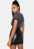 Now Trending Vegan Leather Skirt sold by Dolls Kill