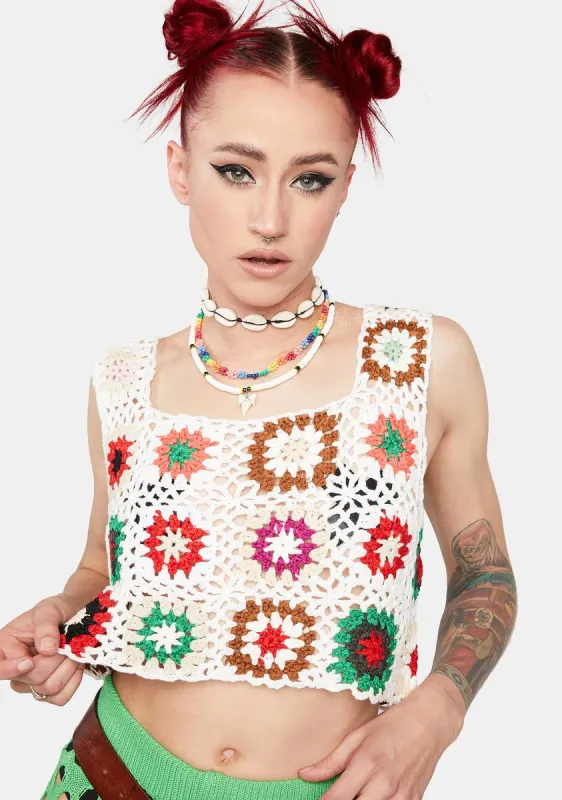 Kaleidoscope Dreams Crop Top sold by Dolls Kill