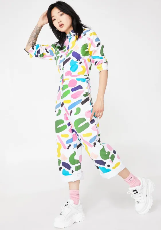 x Studio Arhoj Rue Print Boiler Suit sold by Dolls Kill