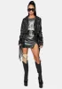 Now Trending Vegan Leather Skirt sold by Dolls Kill