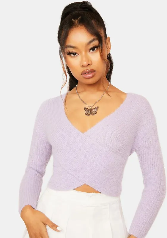 Have A Heart Wrap Crop Top sold by Dolls Kill