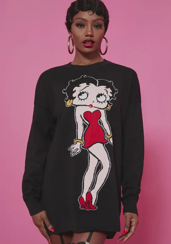 Winks Aplenty Intarsia Sweater made by Dolls Kill