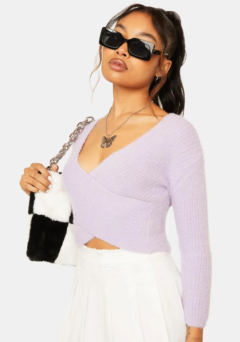 Have A Heart Wrap Crop Top sold by Dolls Kill product image thumbnail 2