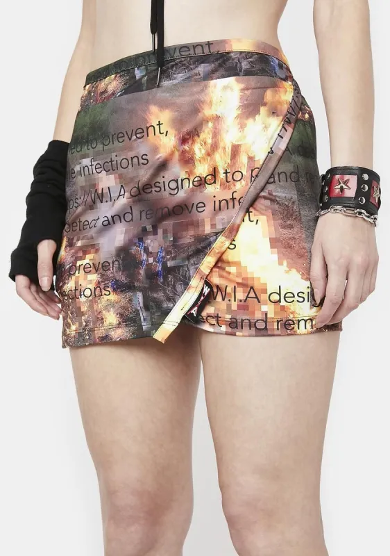 Purification Mini Skirt sold by Dolls Kill