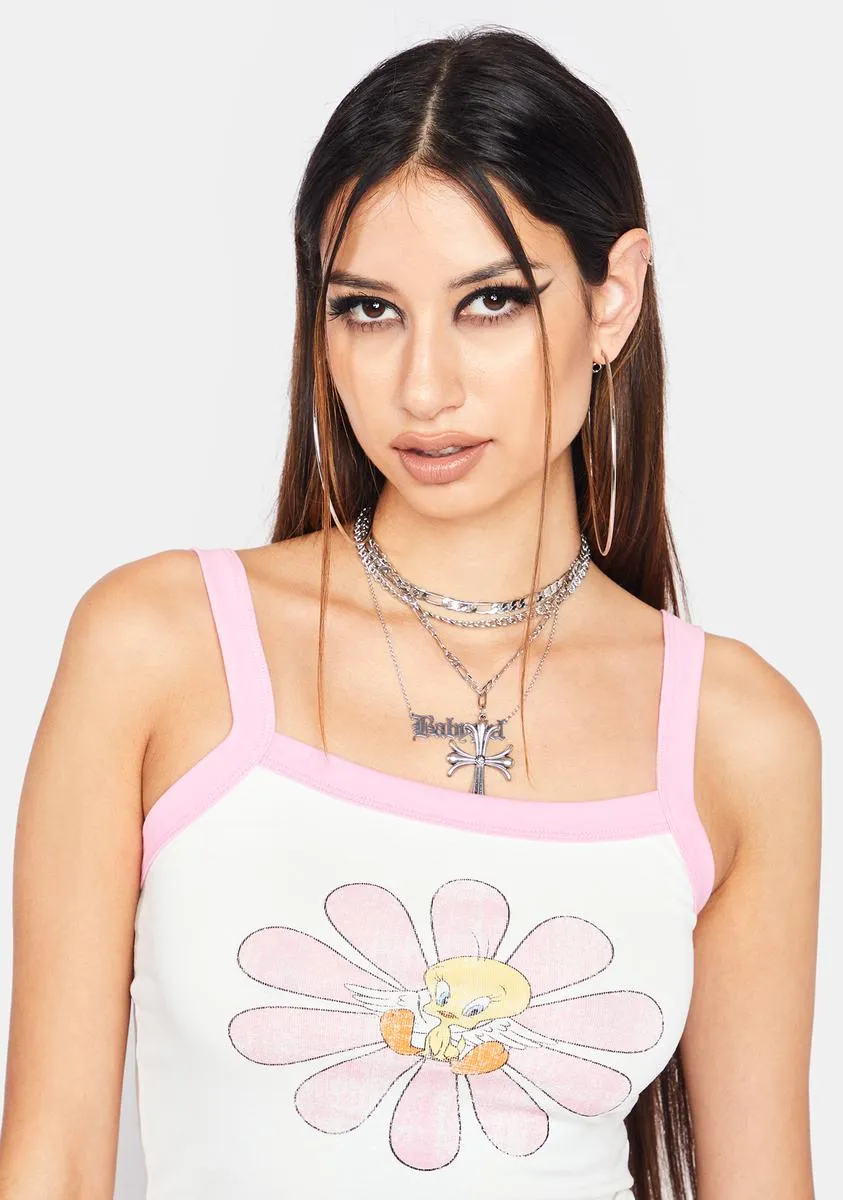 Tweet Little Biwd Graphic Tank sold by Dolls Kill