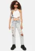 Halo No Rest Wrap Halter Crop Top sold by Dolls Kill