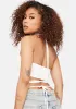 Halo No Rest Wrap Halter Crop Top sold by Dolls Kill