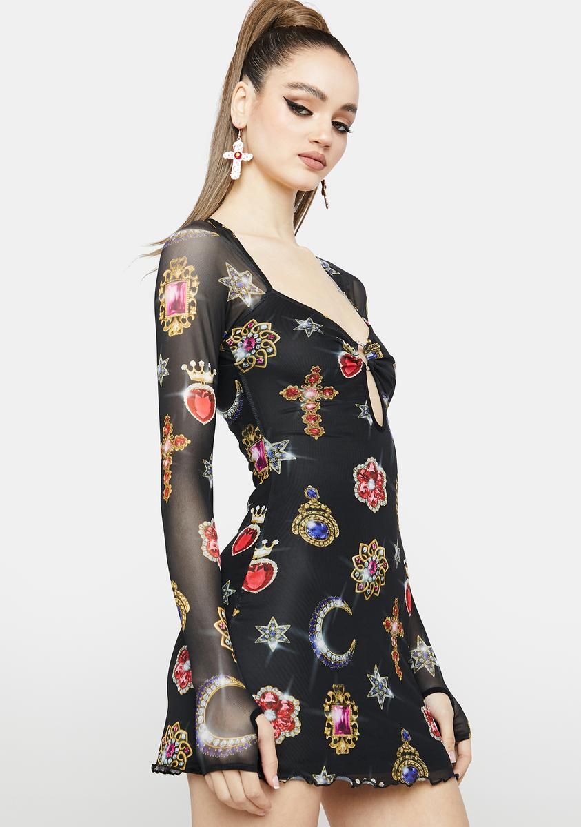 You're A Gem Mini Dress sold by Dolls Kill product image thumbnail 2