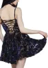 Befallen Romance Mini Dress - Purple sold by Dolls Kill
