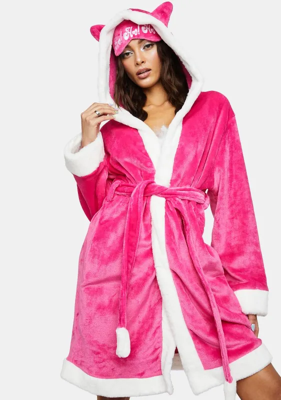 Jolly Girl Plush Robe And Sleep Mask Set sold by Dolls Kill