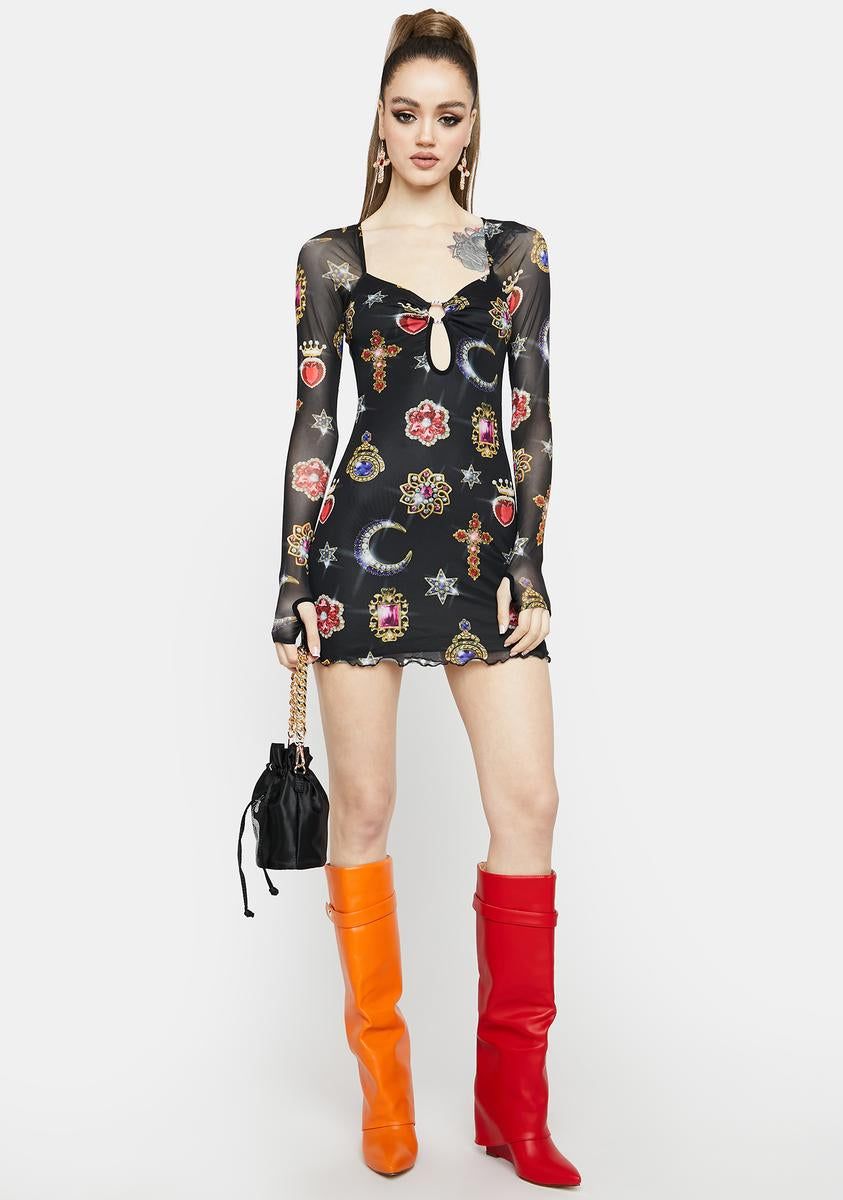 You're A Gem Mini Dress sold by Dolls Kill product image thumbnail 3