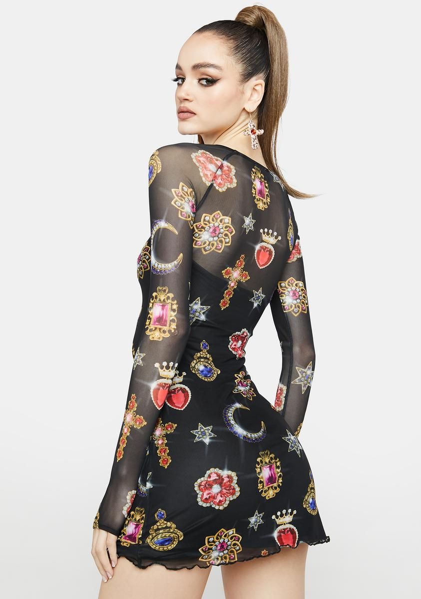 You're A Gem Mini Dress sold by Dolls Kill product image thumbnail 4