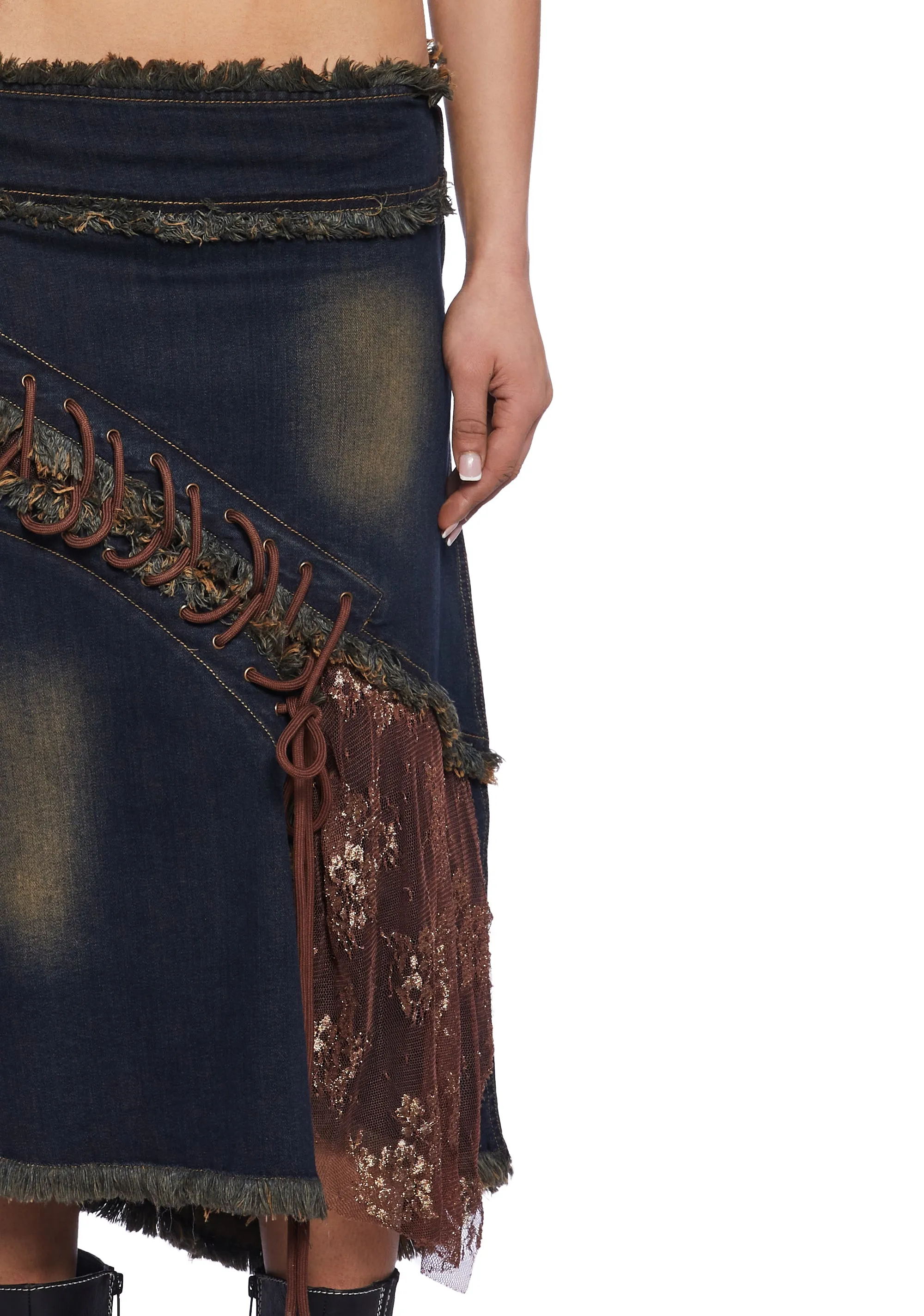 Poison Ivy Midi Skirt sold by Dolls Kill product image thumbnail 5