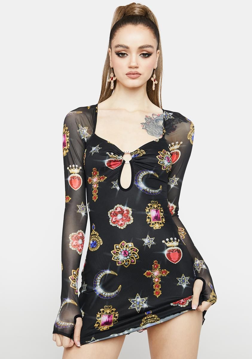 You're A Gem Mini Dress sold by Dolls Kill