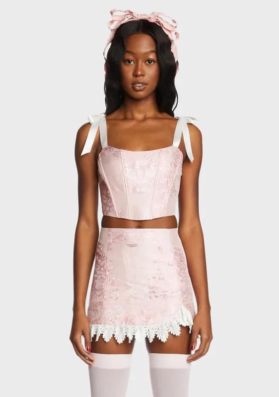 Sweet Smitten Embraces Corset Top sold by Dolls Kill