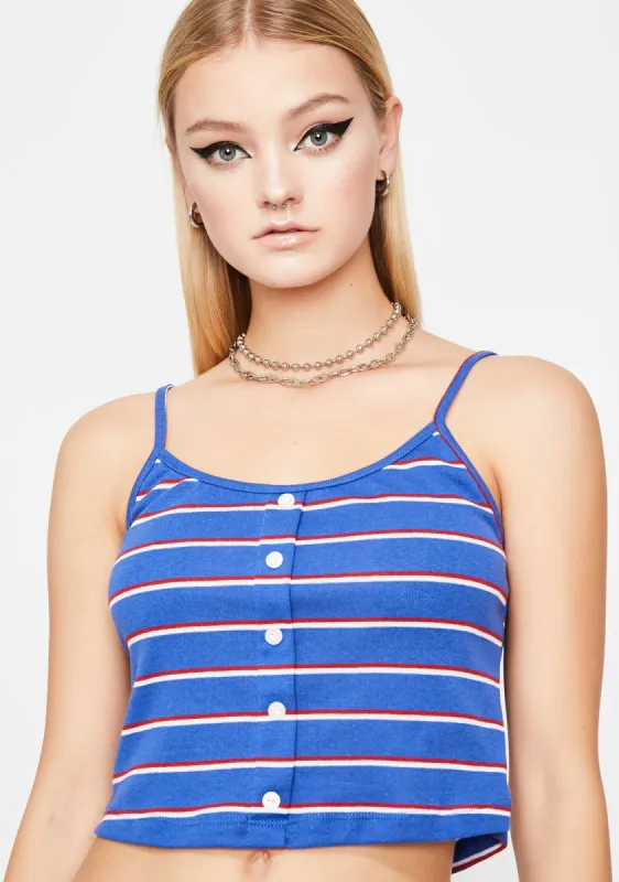 Sky Dope Mode Crop Top sold by Dolls Kill