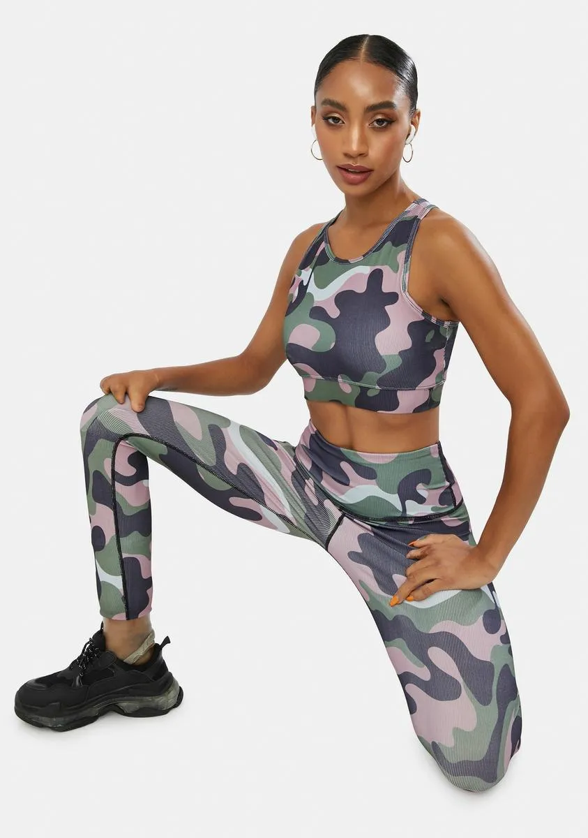 Petal Reporting 4 Duty Camo Leggings sold by Dolls Kill product image thumbnail 2