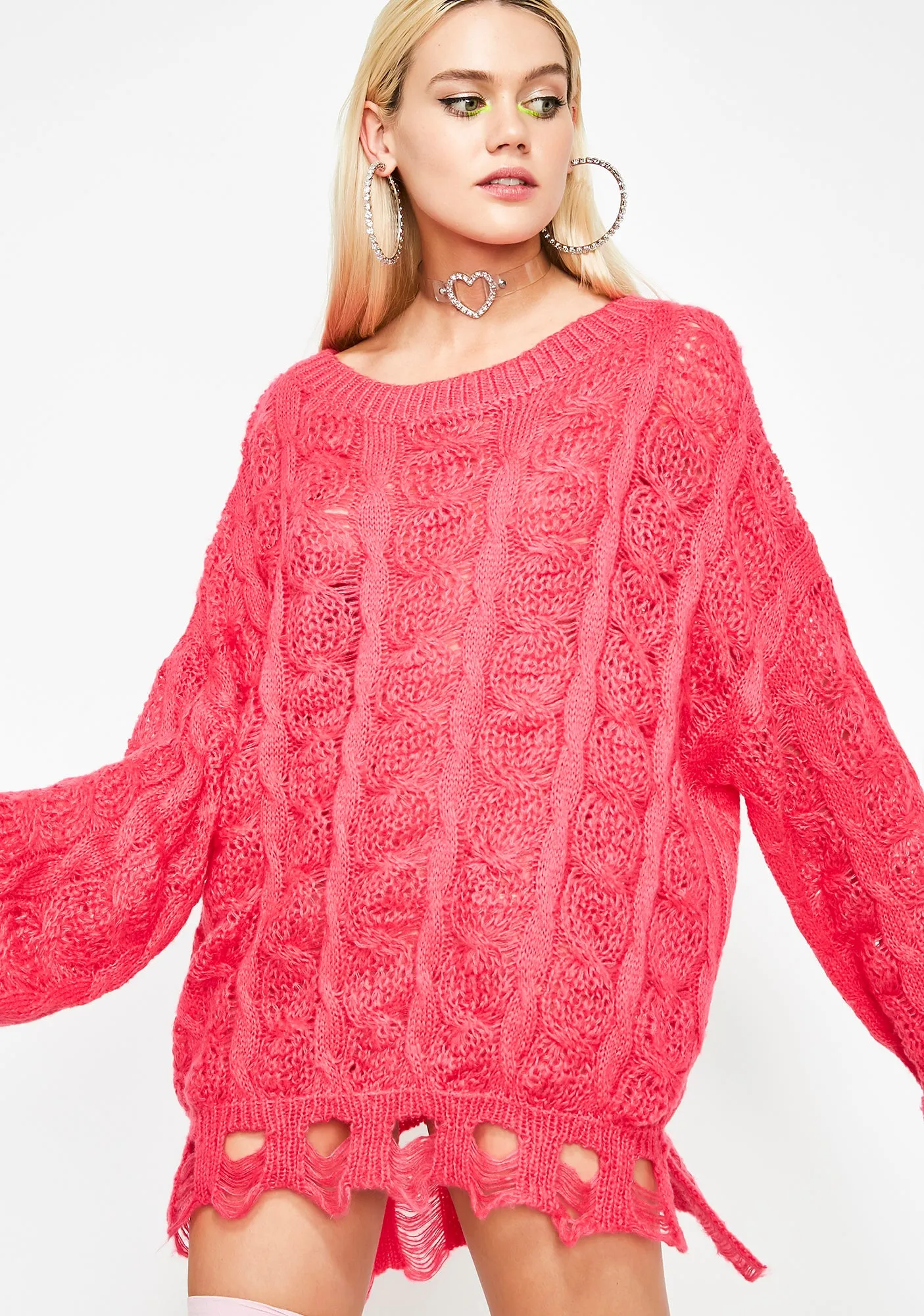 Sweet Movin' Mountains Knit Sweater sold by Dolls Kill