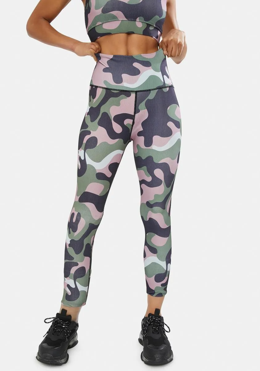 Petal Reporting 4 Duty Camo Leggings sold by Dolls Kill