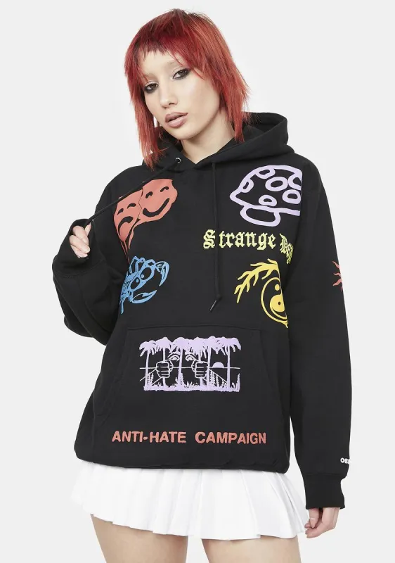 Anti Pullover Hoodie made by Obey