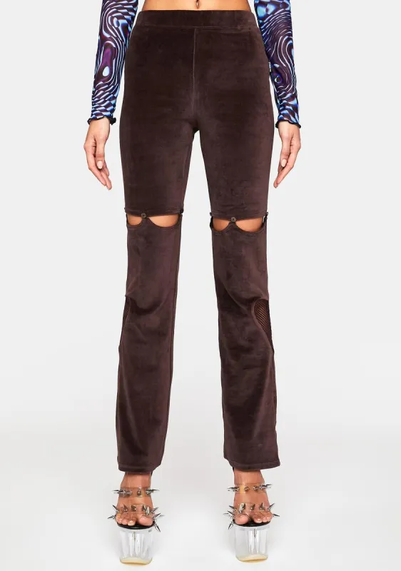 Fuzzy Detachable Pants sold by Dolls Kill