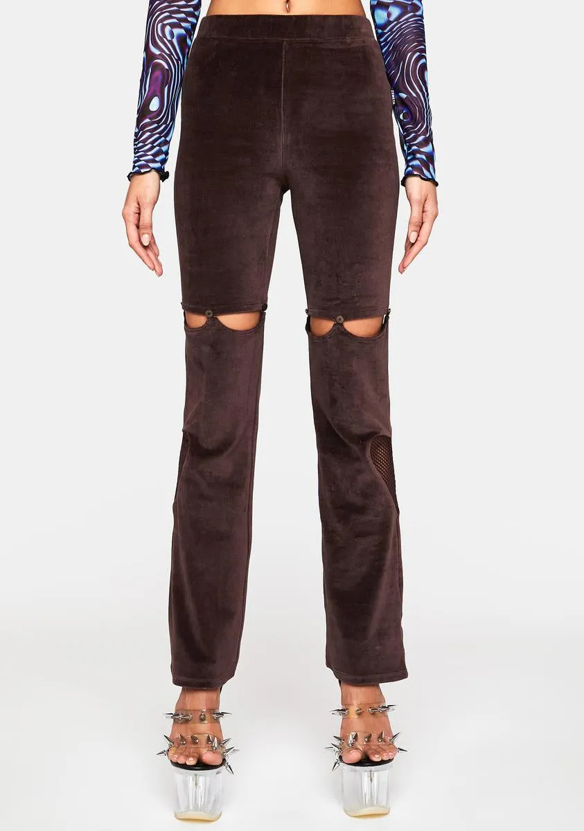 Fuzzy Detachable Pants sold by Dolls Kill