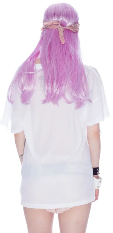 Ella Character Drawing Oversized Vneck Tee sold by Dolls Kill