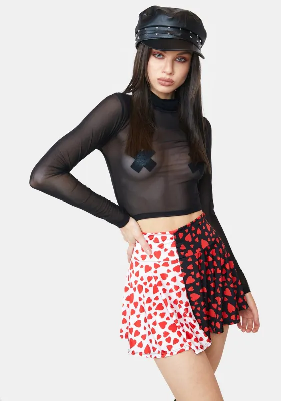 Late Hot Zone Mesh Top sold by Dolls Kill