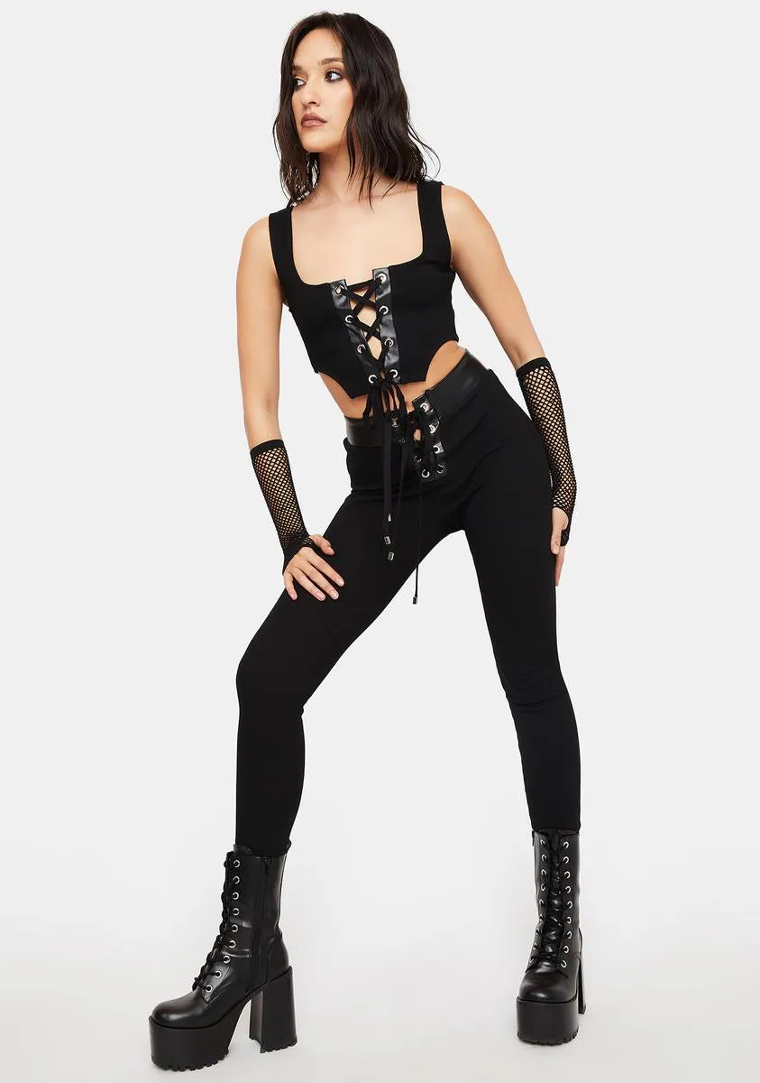 New You Corset Pants Set sold by Dolls Kill product image thumbnail 2