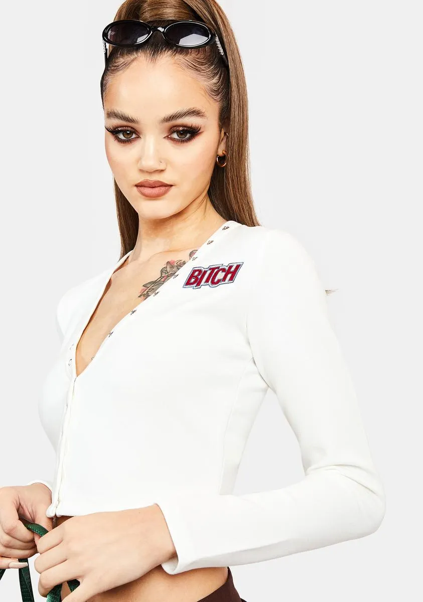 Baddie For Life Crop Tee sold by Dolls Kill product image thumbnail 2