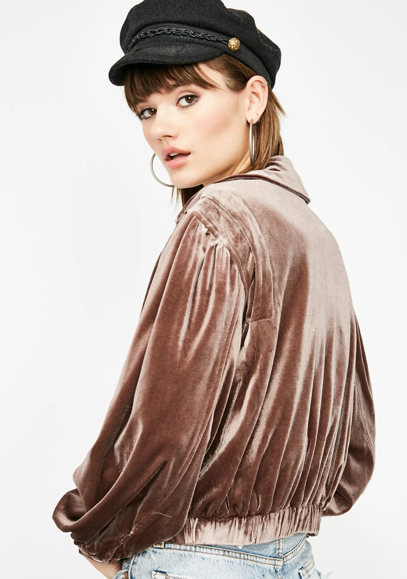 Babe Alert Velvet Moto Jacket sold by Dolls Kill product image thumbnail 4