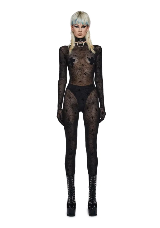 Venomous Vixen Sheer Catsuit sold by Dolls Kill