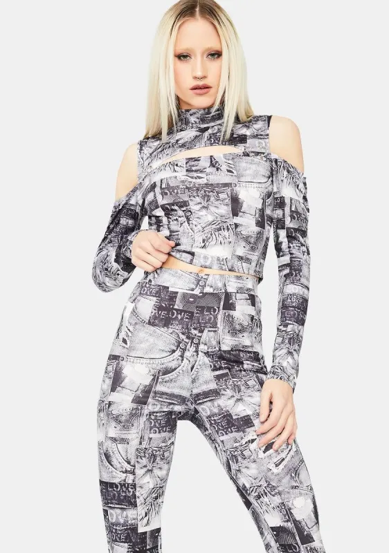 Chill What You Like Printed Pants Set sold by Dolls Kill