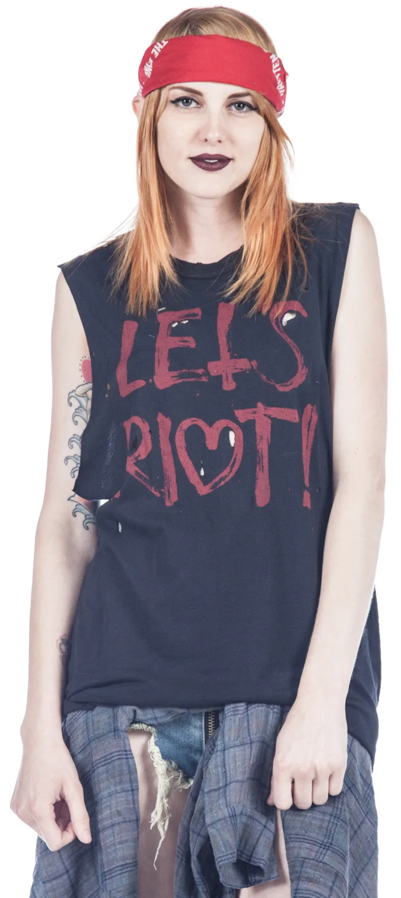 Let's Riot Tank sold by Dolls Kill product image thumbnail 2