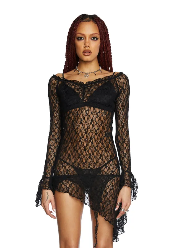 Misty Days Lace Dress sold by Dolls Kill