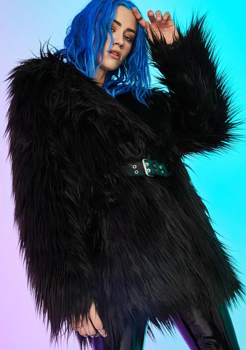 Recipe For Disaster Faux Fur Coat sold by Dolls Kill product image thumbnail 2